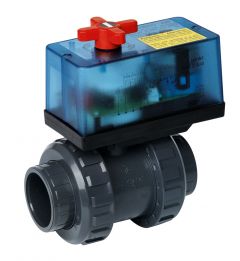 Zweiwegekugelhahn PVC - 230 V AC