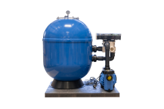 Sandfilteranlage GFK Atlantica Ø 620 mm mit Rückspülautomatik BADU OmniTronic & BADU Alpha ECO Soft Poolpumpe