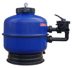 Sandfilterbehälter Grenada Side-Mount aus HDPE mit 6-Wege-Side-Mount-Ventil