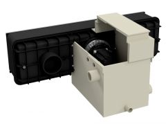 Technikschacht für alle BADU Jet Turbo Gegenstromanlagen
