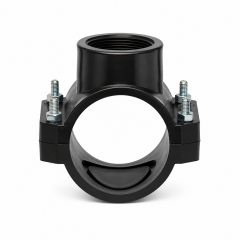 Anbohrschelle PP für Poolverrohrung – 1/2" Innengewinde mit O-Ring