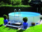 Rundbecken Milano - Beckentiefe 1,20 m - Folienstärke 0,8 mm