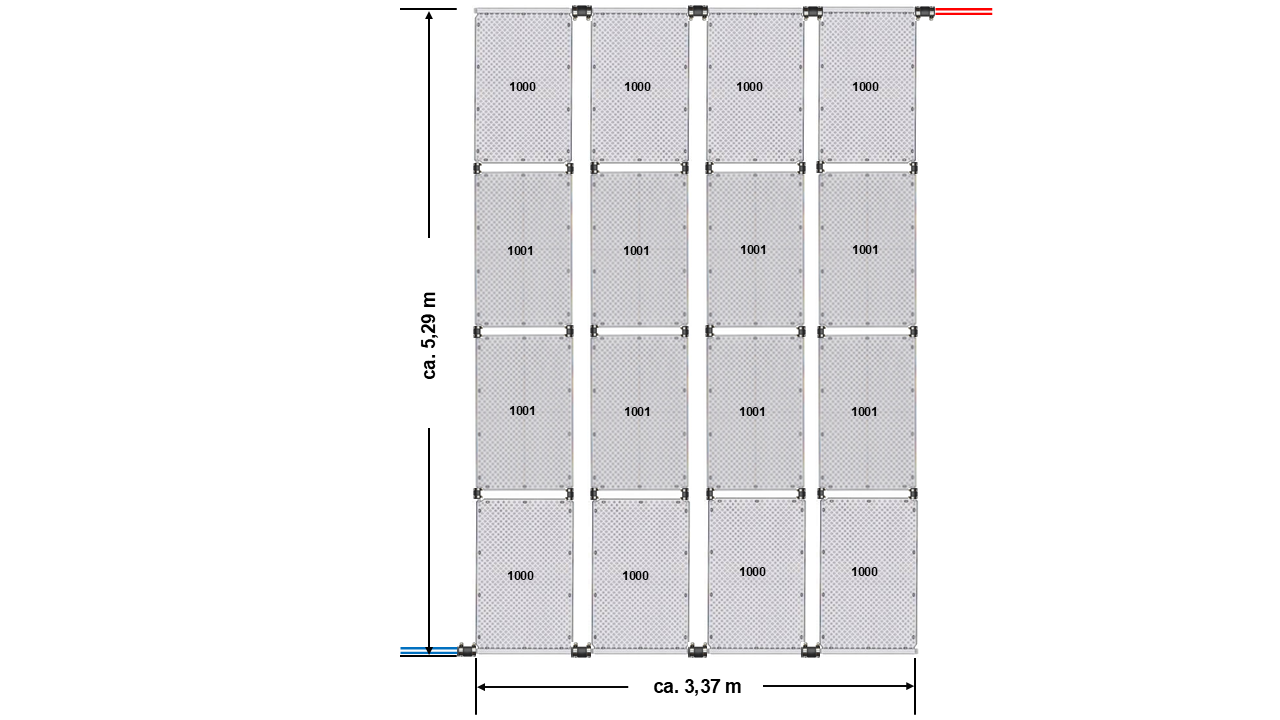Poolheizung Solar OKU Absorber Set Art. Nr.: OKU-32